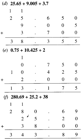 NCERT Solutions for Class 6 Maths Chapter 8 Decimals 37